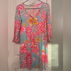 Lilly Pulitzer Palmetto T-Shirt dress - Lolita Breakwater Blue print - small